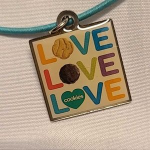 Girl scout cookies girls necklace